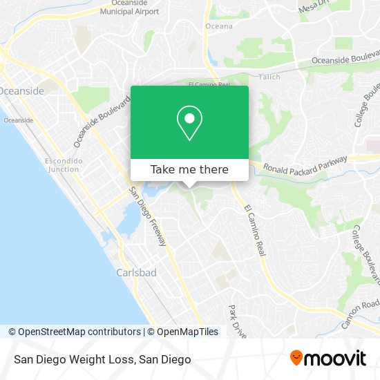 San Diego Weight Loss map