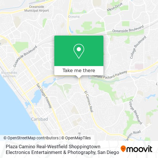 Mapa de Plaza Camino Real-Westfield Shoppingtown Electronics Entertainment & Photography