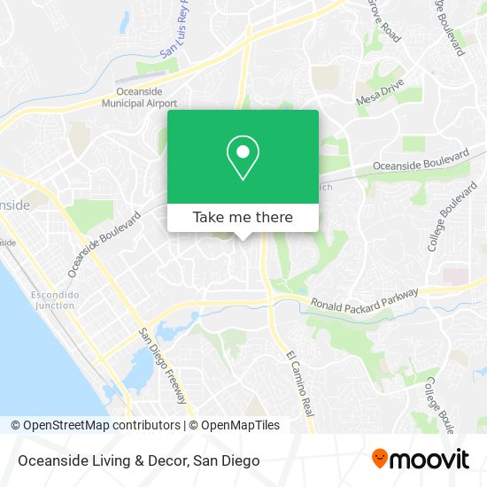 Oceanside Living & Decor map