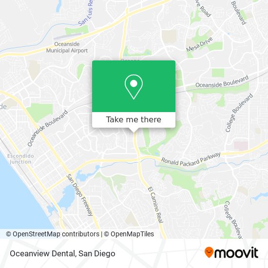 Mapa de Oceanview Dental