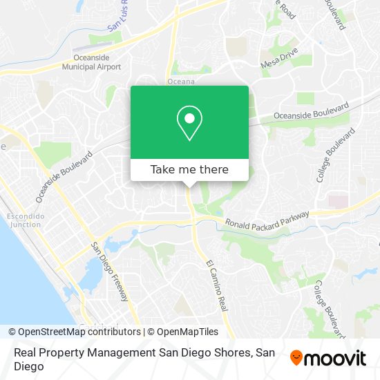 Mapa de Real Property Management San Diego Shores