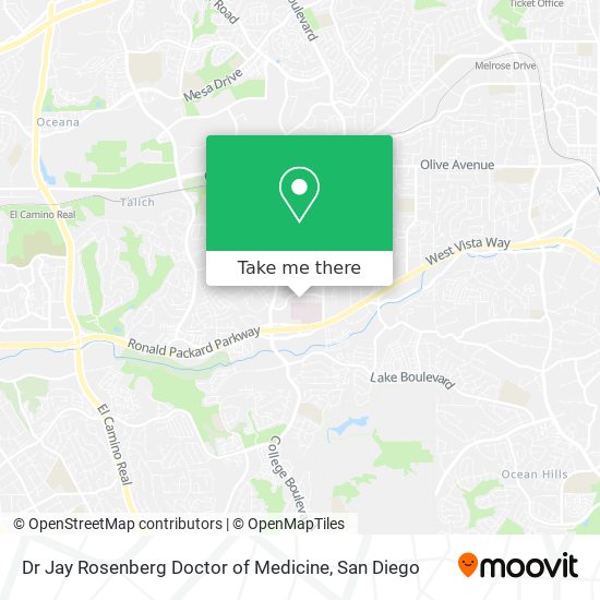 Dr Jay Rosenberg Doctor of Medicine map