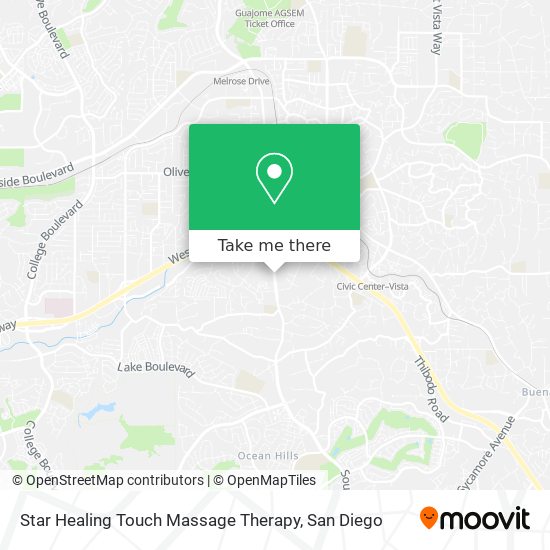 Mapa de Star Healing Touch Massage Therapy