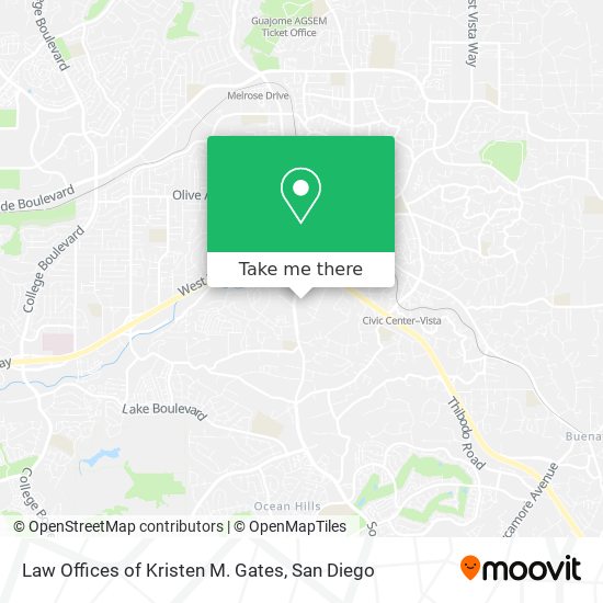 Mapa de Law Offices of Kristen M. Gates