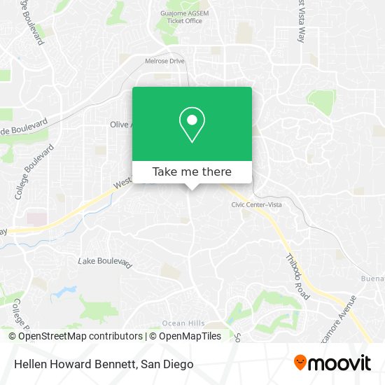 Hellen Howard Bennett map