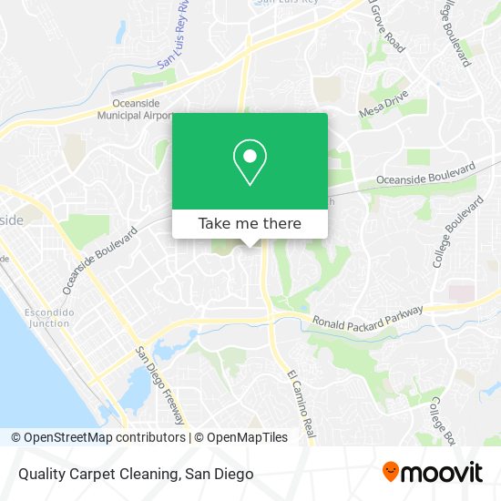 Quality Carpet Cleaning map