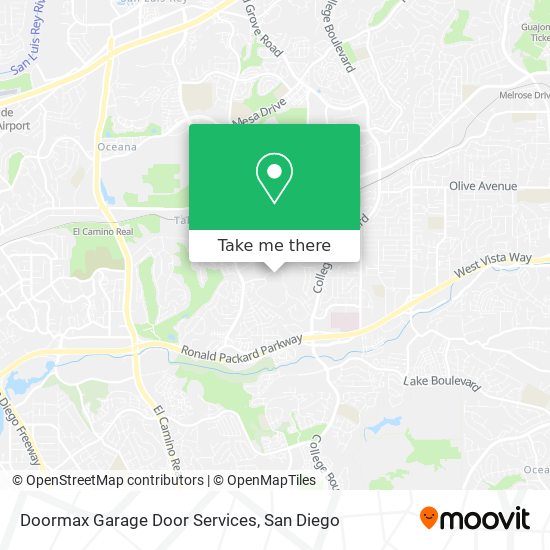 Mapa de Doormax Garage Door Services
