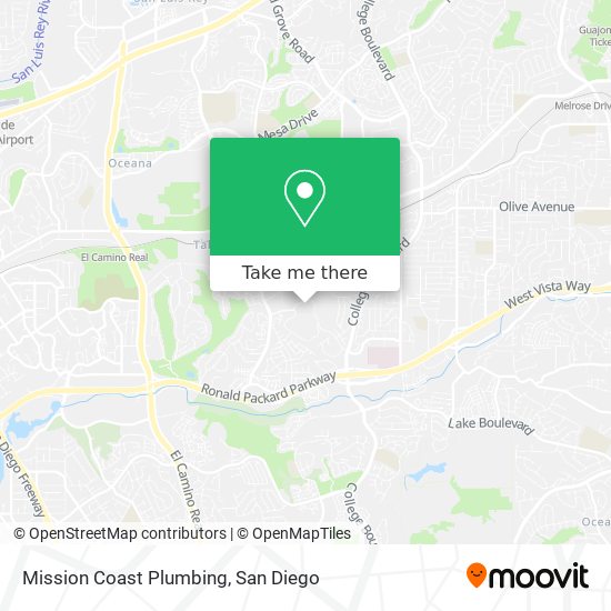 Mapa de Mission Coast Plumbing