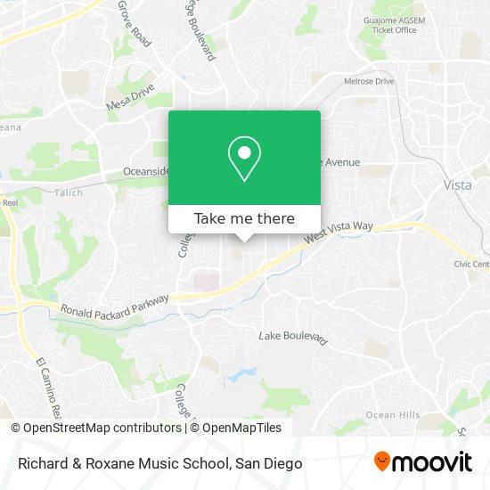 Richard & Roxane Music School map