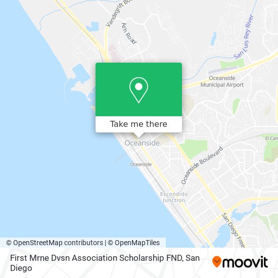 Mapa de First Mrne Dvsn Association Scholarship FND