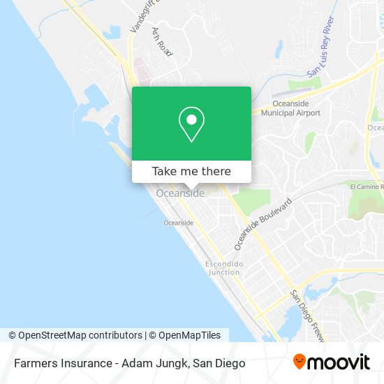 Farmers Insurance - Adam Jungk map