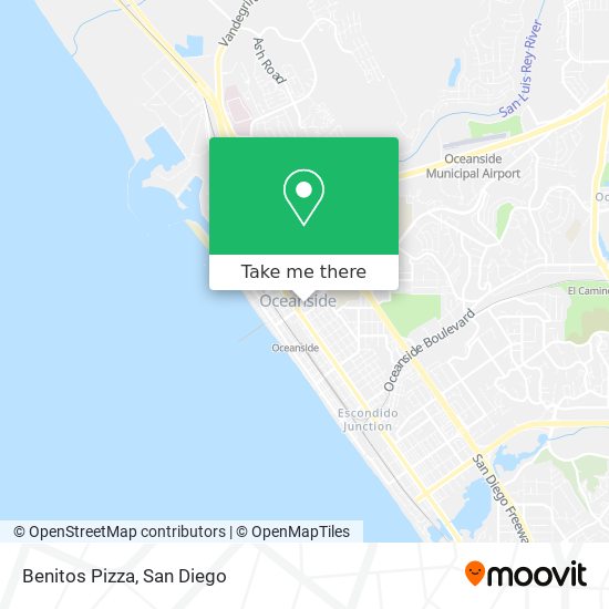 Mapa de Benitos Pizza