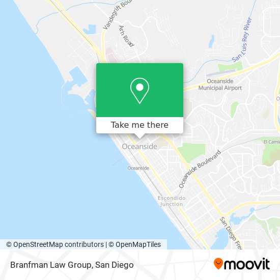 Branfman Law Group map