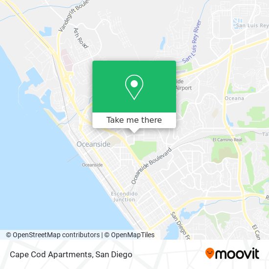 Cape Cod Apartments map