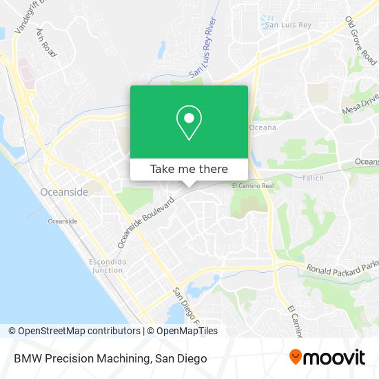 Mapa de BMW Precision Machining