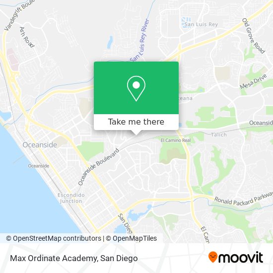 Mapa de Max Ordinate Academy