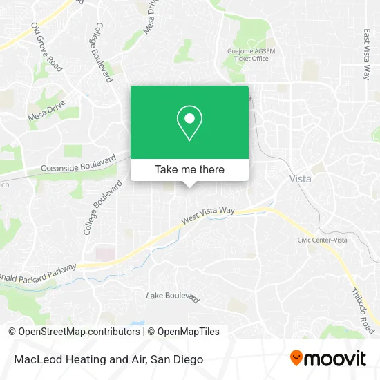 Mapa de MacLeod Heating and Air