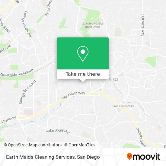Earth Maids Cleaning Services map