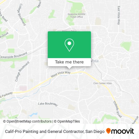 Calif-Pro Painting and General Contractor map