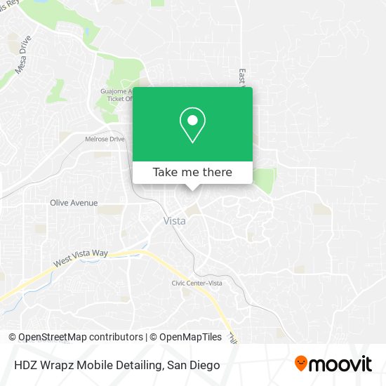 HDZ Wrapz Mobile Detailing map