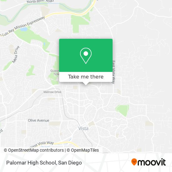 Mapa de Palomar High School