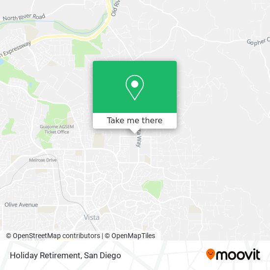 Holiday Retirement map