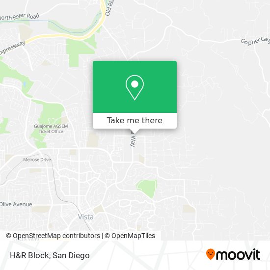 Mapa de H&R Block