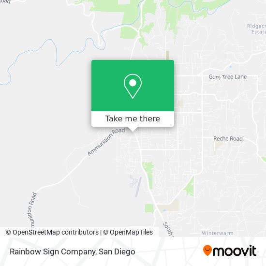 Rainbow Sign Company map