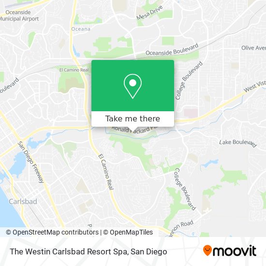 Mapa de The Westin Carlsbad Resort Spa