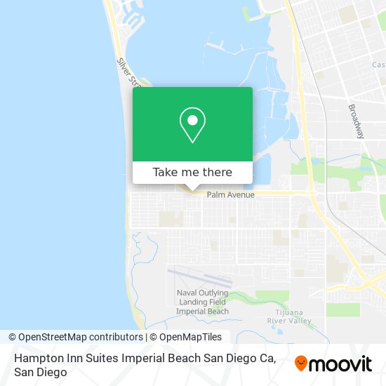 Hampton Inn Suites Imperial Beach San Diego Ca map