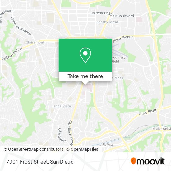 Mapa de 7901 Frost Street