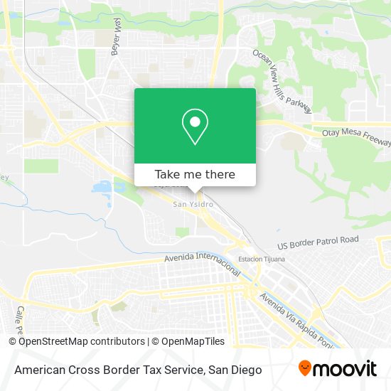 Mapa de American Cross Border Tax Service