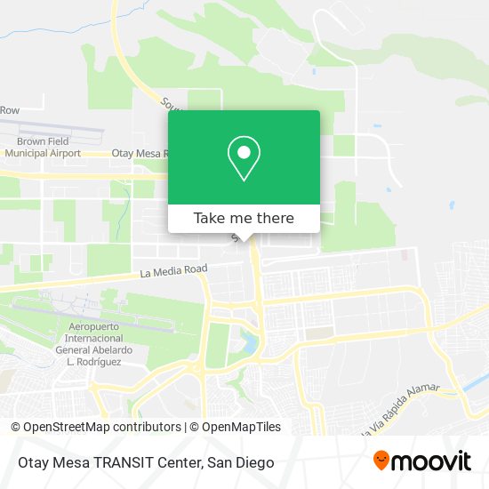 Otay Mesa TRANSIT Center map