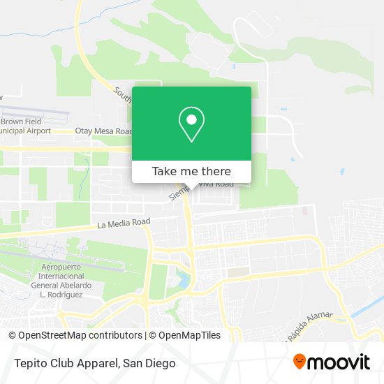 Mapa de Tepito Club Apparel