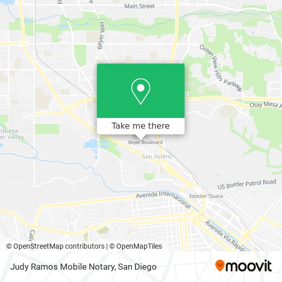 Mapa de Judy Ramos Mobile Notary