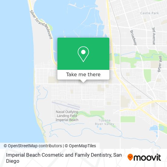 Imperial Beach Cosmetic and Family Dentistry map