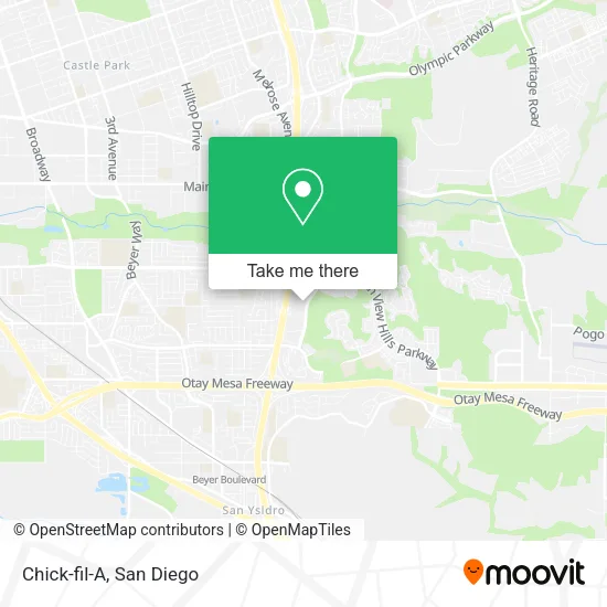 Chick-fil-A map