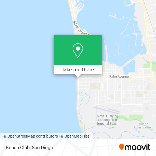 Beach Club map