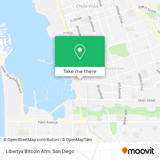 Mapa de Libertyx Bitcoin Atm