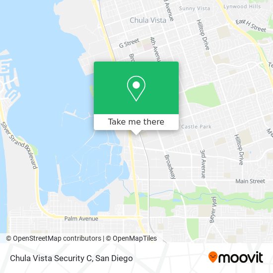 Mapa de Chula Vista Security C