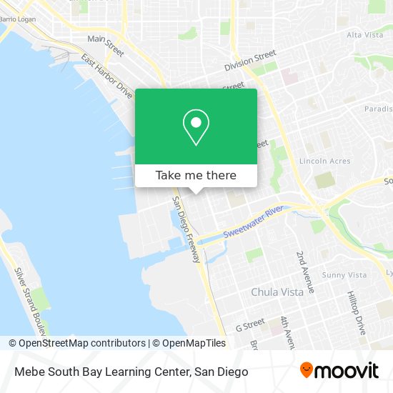 Mapa de Mebe South Bay Learning Center