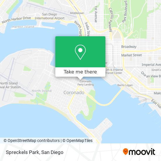 Mapa de Spreckels Park