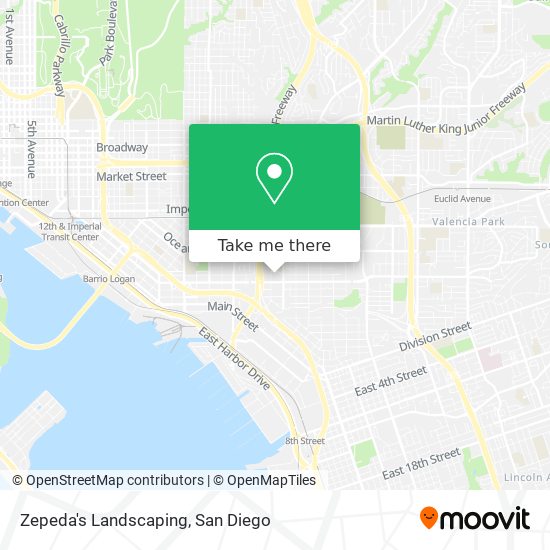 Mapa de Zepeda's Landscaping
