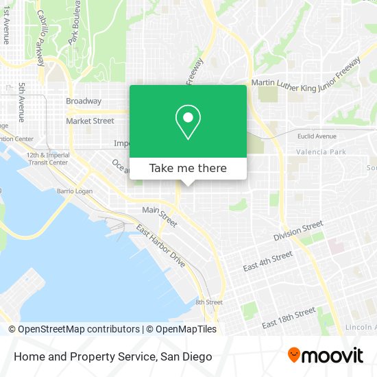 Home and Property Service map