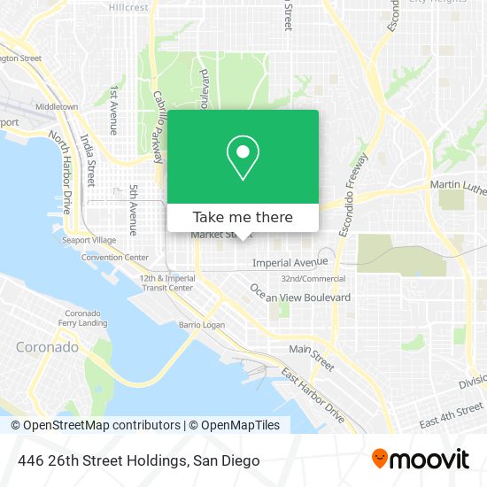 446 26th Street Holdings map