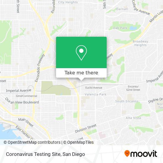 Mapa de Coronavirus Testing Site