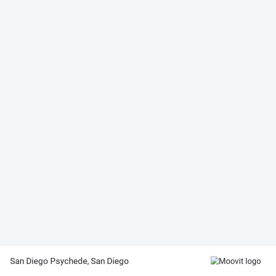 San Diego Psychede map