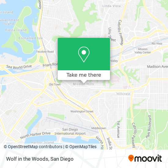 Wolf in the Woods map