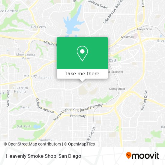 Mapa de Heavenly Smoke Shop