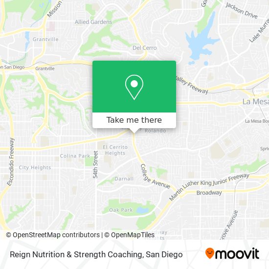 Mapa de Reign Nutrition & Strength Coaching